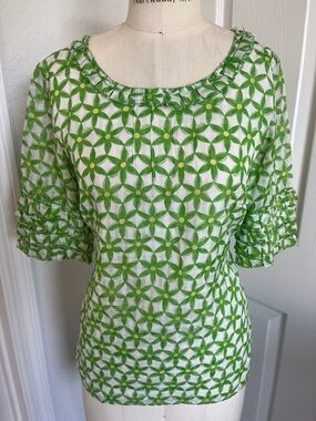 Lilly Pulitzer Silk and Cotton Blouse